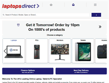 Tablet Screenshot of laptopsdirect.ie